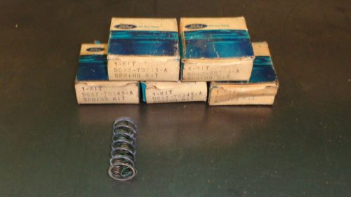 (5) new nos oem 1970 ford oil pressure compensator spring kit lot d0az-7d245-a
