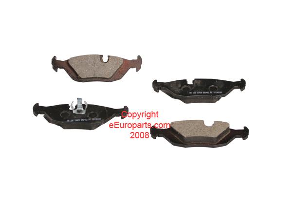 New axxis deluxe bmw disc brake pad set - rear 450279ed