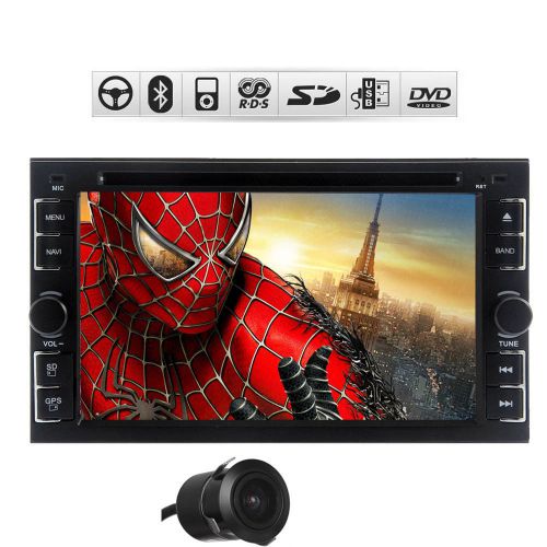 Car radio double 2din in-dash dvd tv mp3 player bluetooth audio sub rear camera