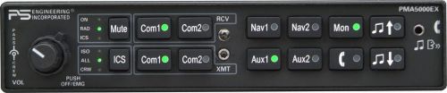Avionics ps engineering audio panel pma5000ex