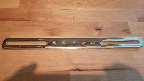 1941 chevrolet trunk license  plate holder chrome plated