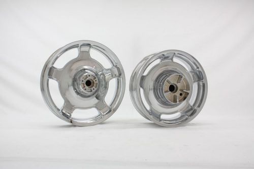 2009-2013 harley flhx street glide airstrike chrome wheels rims set ft 18 r 16