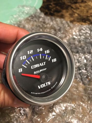 Auto meter 6192 , 2 1/16" cobalt volt meter