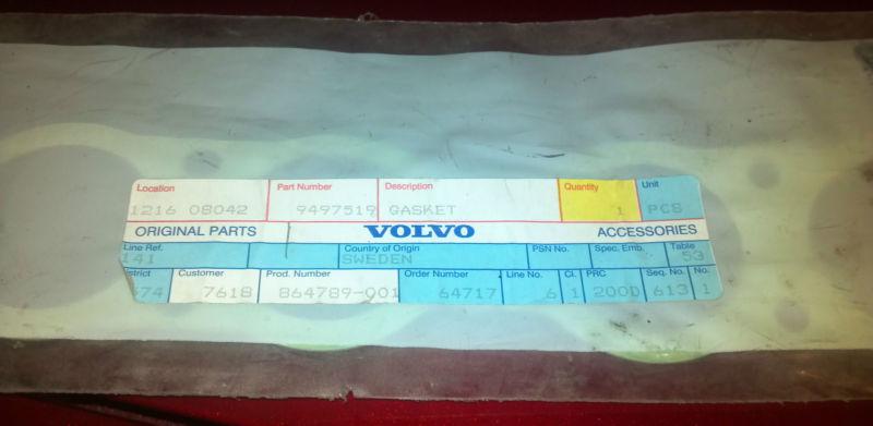 Volvo Engine Intake Manifold Plenum gasket # 9497519 for L6 S80 XC90 1999 - 2005, US $6.99, image 2