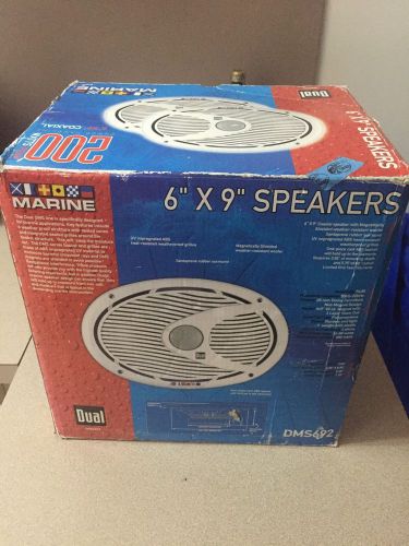Speakers 6x9&#034; 2-way marine ;poly cone;200 watts dual dms692 marine