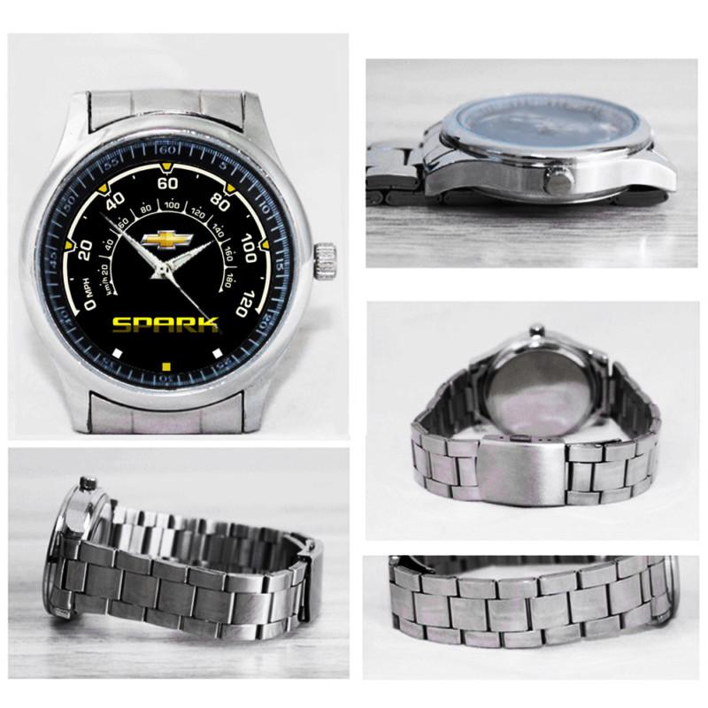 Hot item! chevrolet spark speedo style custom sport metal watch