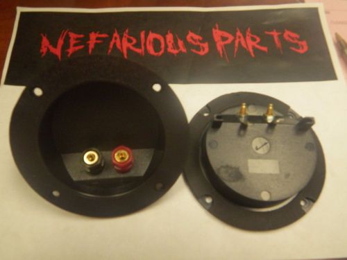 4&#034; outside diameter 3&#034; hole diameter sub or subwoofer box terminal cup