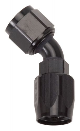 Russell 613105 full flow swivel hose end; 45 deg. end