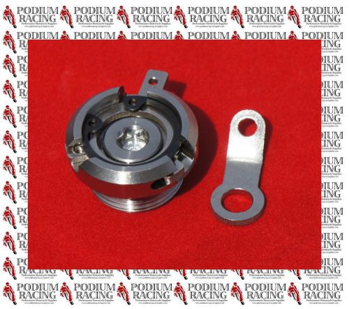 New ducati silver titanium engine oil cap race safety wire monster 696 796 821