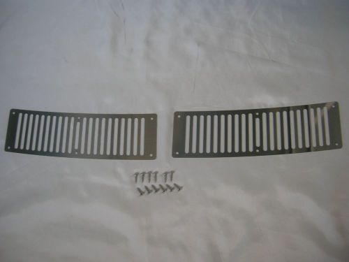Datsun 1200 cowl top grille stainless steel (fits nissan b110 b120 sunny truck)
