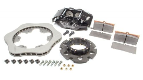 Red devil ultra lite 410-8000b inboard brake kit scalloped titanium rotor black