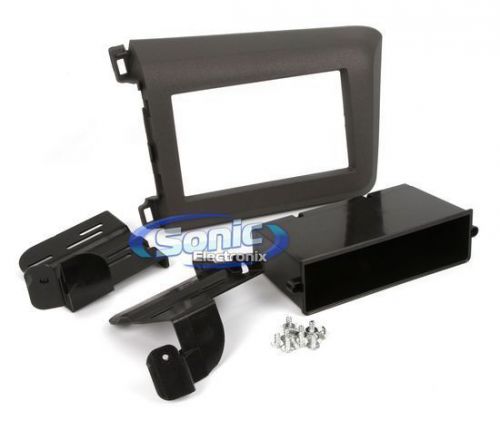 New! scosche ha1713b double/single din install kit for 2012 honda civic vehicles