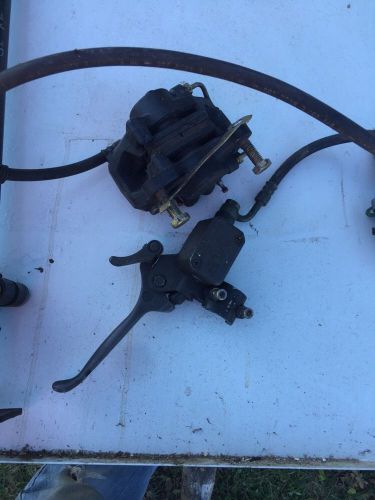 2002 ski doo summit 800 zx chassis brake caliper, line and handle