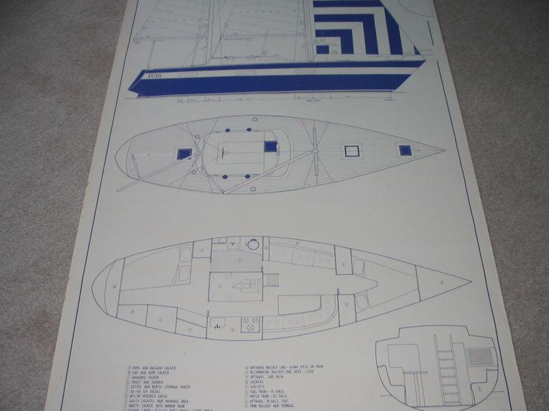 Bruce Roberts Spray 35' sailboat plans , US $195.00, image 2