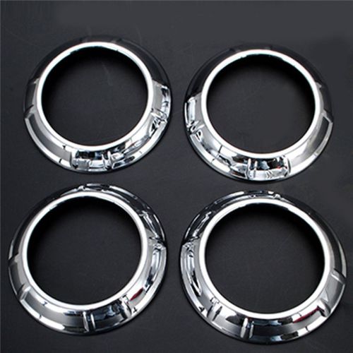 Silver air conditioning vent cover trim for jeep wrangler - set  2007 - 2016