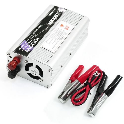 Car dc to ac 1000w saa-1000a power inverter adapter w alligator clip