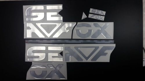 Sea fox boat emblem stickers 33&#034; - 84 cm