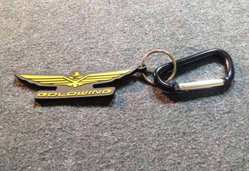 Honda goldwing rubber key chain with caribener