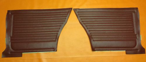 1967 chevelle coupe hardtop rear door panel red