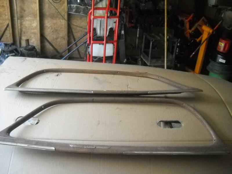 1948 chevy fleetline aerosedan left&right front window trim