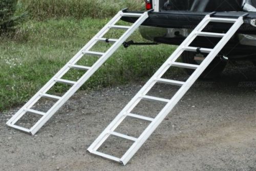 Heavy duty atv loading ramps pair 1500 l.b. aluminum extra wide 14.75&#034; x 69&#034;