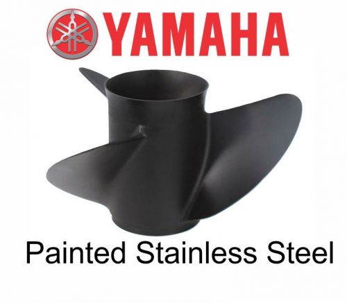 Oem yamaha black steel 3 blade prop propeller 15 1/4 x 15 6g5-45970-02-00