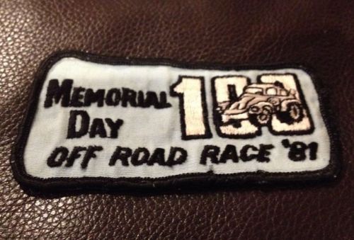Vintage 1981 4 x 4 unlimited inc off road race memorial day patch auto racing