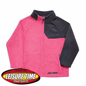 Ski-doo teen x-team pink fleece - size 5-6 (4537765236)