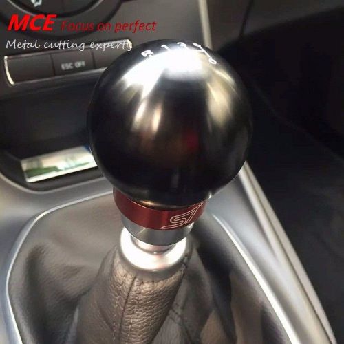 St parts carbon fiber 6-speed gear shift knob black