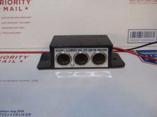 Sho-me able 2 products 12v triple accessory power outlet plug in