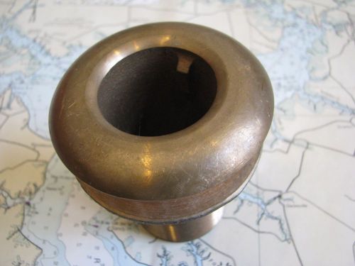 New solid branze, marine  thruhull fitting with locking nut