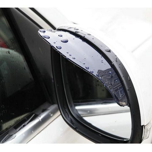 Hot sale 2x auto car rear view black side mirror rain snow shield protector