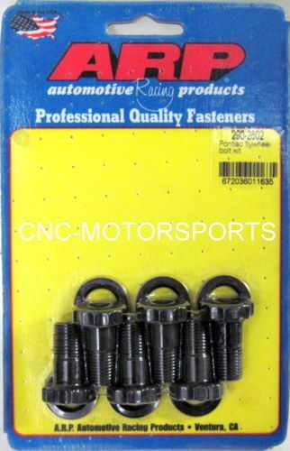 Arp flywheel bolt kit 290-2802 pontiac 350 455 v8 w/washers 6pcs pro series