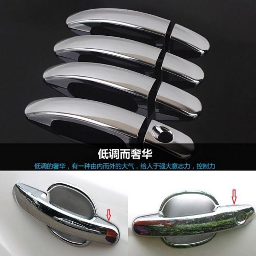 For ford focus 2012 13 14 chromed door handle cover trim without smart hole 8pcs