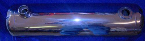 10x30 // fuel sending unit bung /spun aluminum gas tank polished stainless steel