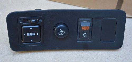 97-01 toyota camry dash dimmer switch, power mirror switch, rare fog light oem