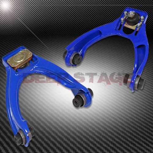 96-00 honda civic lx ex si adjustable high strength ss front camber kit blue