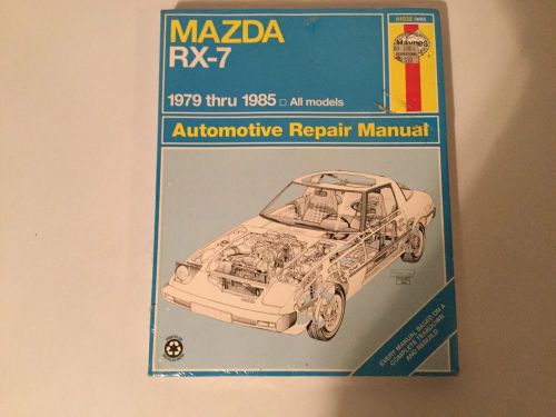Mazda rx-7 1979-1985 first gen haynes repair  manual sa &amp; fb series 12a rotary