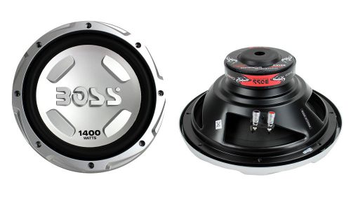 2) new boss audio chaos cx122 12" 2800 watt car power subwoofer sub woofer pair