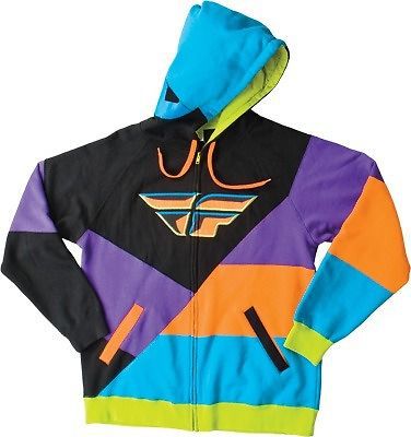 Fly racing panic hoody wild/multi color sweatshirt s/m/l/x/2x