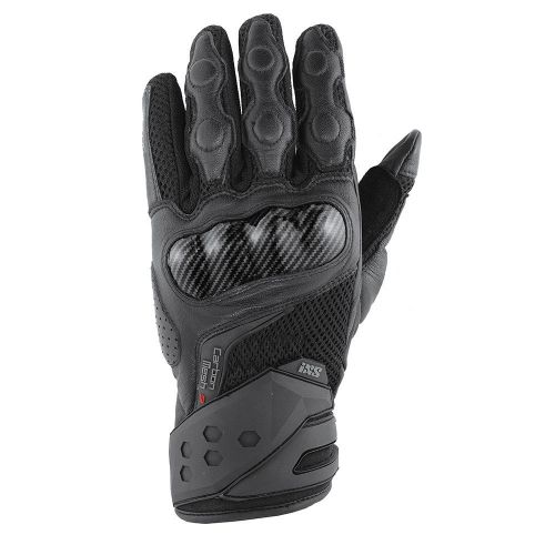 Ixs carbon mesh 3 gloves,men's sz extra-large,black