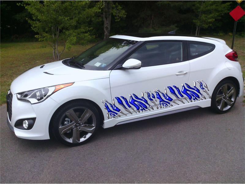 Car truck side decals full color stripes vinyl vehicle graphics 6ft and up #b888