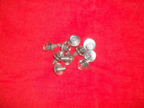 Powder coated chrome chevy/gmc truck hood mounting bolts 67 68 69 70 71 72