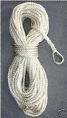 3/4" x 100' nylon anchor line w/ stainless steel thimble
