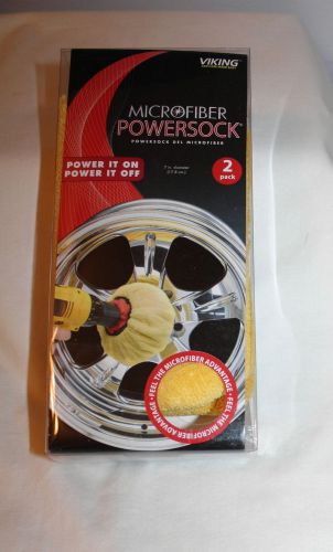 Polishing bonnet car waxing buffer pad microfiber polisher 7" d   2 in pk