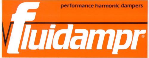 Fluidampr contingency racing decals