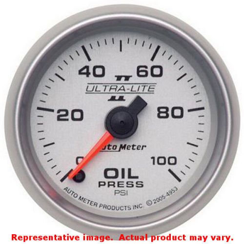 Auto meter 4953 ultra-lite ii series brushed aluminum 2-1/16&#034; (52.4mm) range: 0