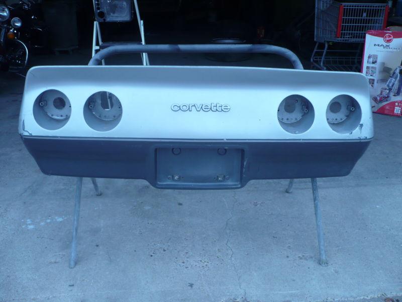  80-82 corvette c3 bumper cover w/emblem "original"