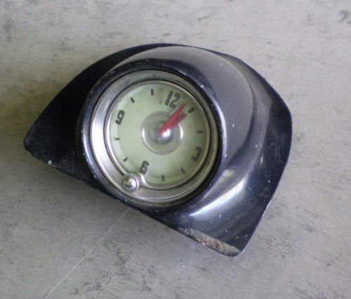 1949 1950 1951 1952 oldsmobile rocket art deco accessory clock &amp; housing
