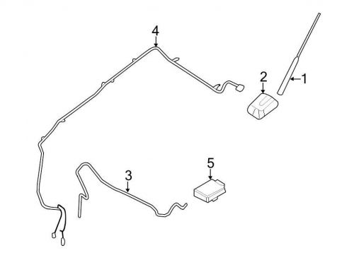Ford oem gps antenna assembly ca1z10e893a image 5